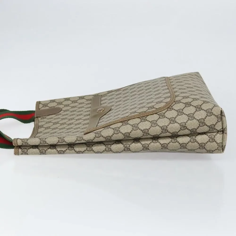Gucci GG Supreme Web Tote Bag Beige